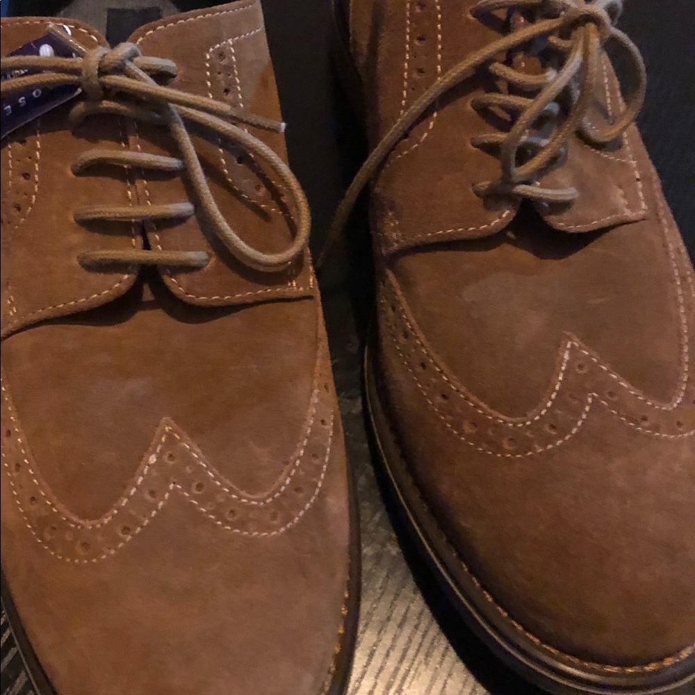 JOSEPH ABBOUD LEATHER OXFORDS